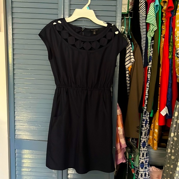 Navy blue fancy dress - Picture 1 of 3